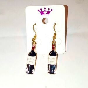 Wine earrings